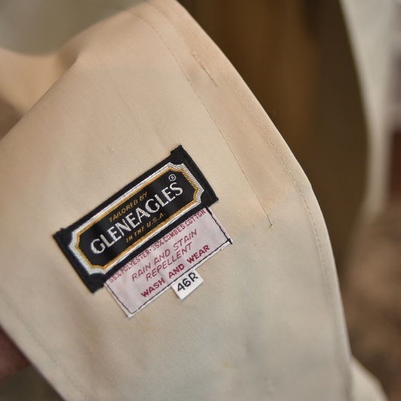 Vintage Christian Dior Trench Coat double breasted 46R - Picture 12 of 16